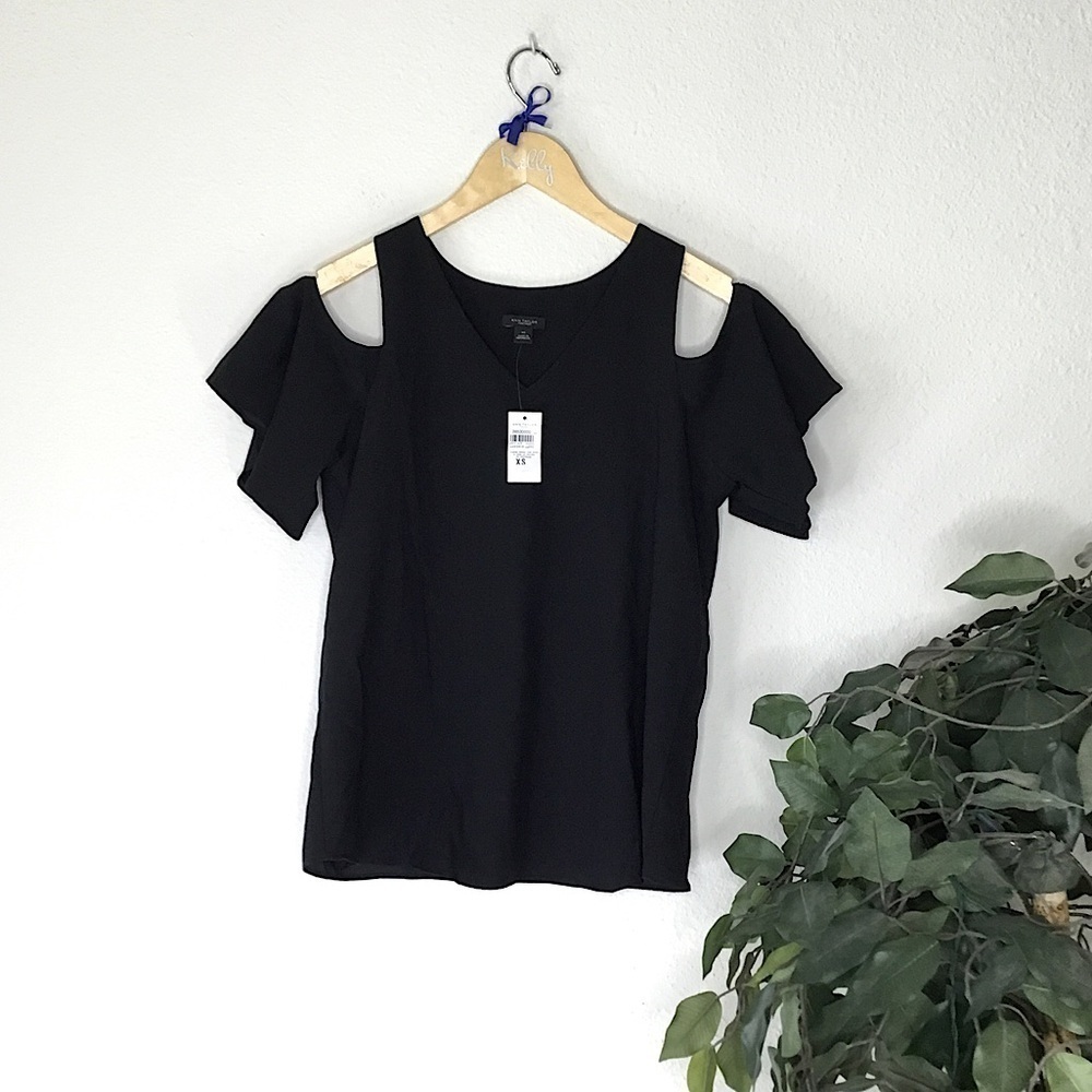 NWT Ann Taylor Factory Cold Shoulder Top